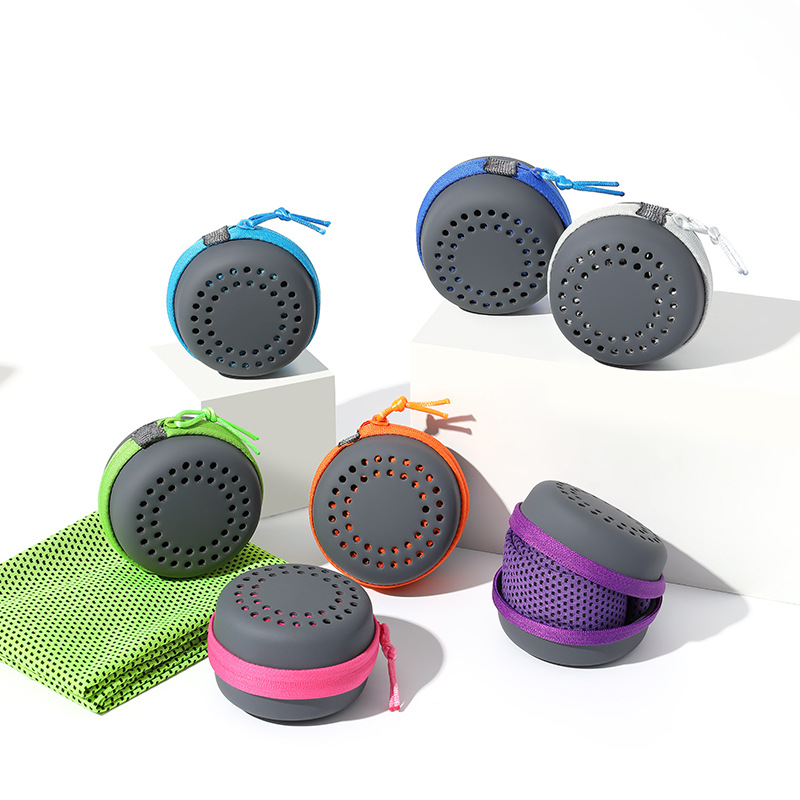 Yoga Fitness Gym - Instant Cooling Towel with EVA Case
