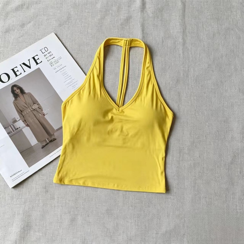 Yoga Fitness Studio - V‑Neck Halter T‑Back Yoga Tank Top