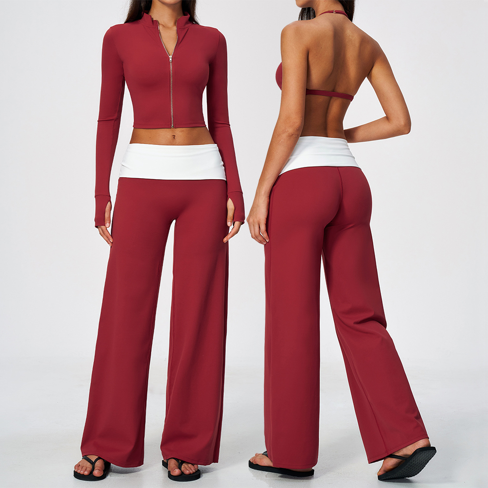 Zip Jacket Wide Leg Pants 2 Pi - огляд і ціна Yoga Fitness Jacket