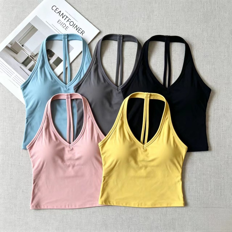 V‑Neck Halter T‑Back Yoga Tank - огляд і ціна Yoga Fitness Studio