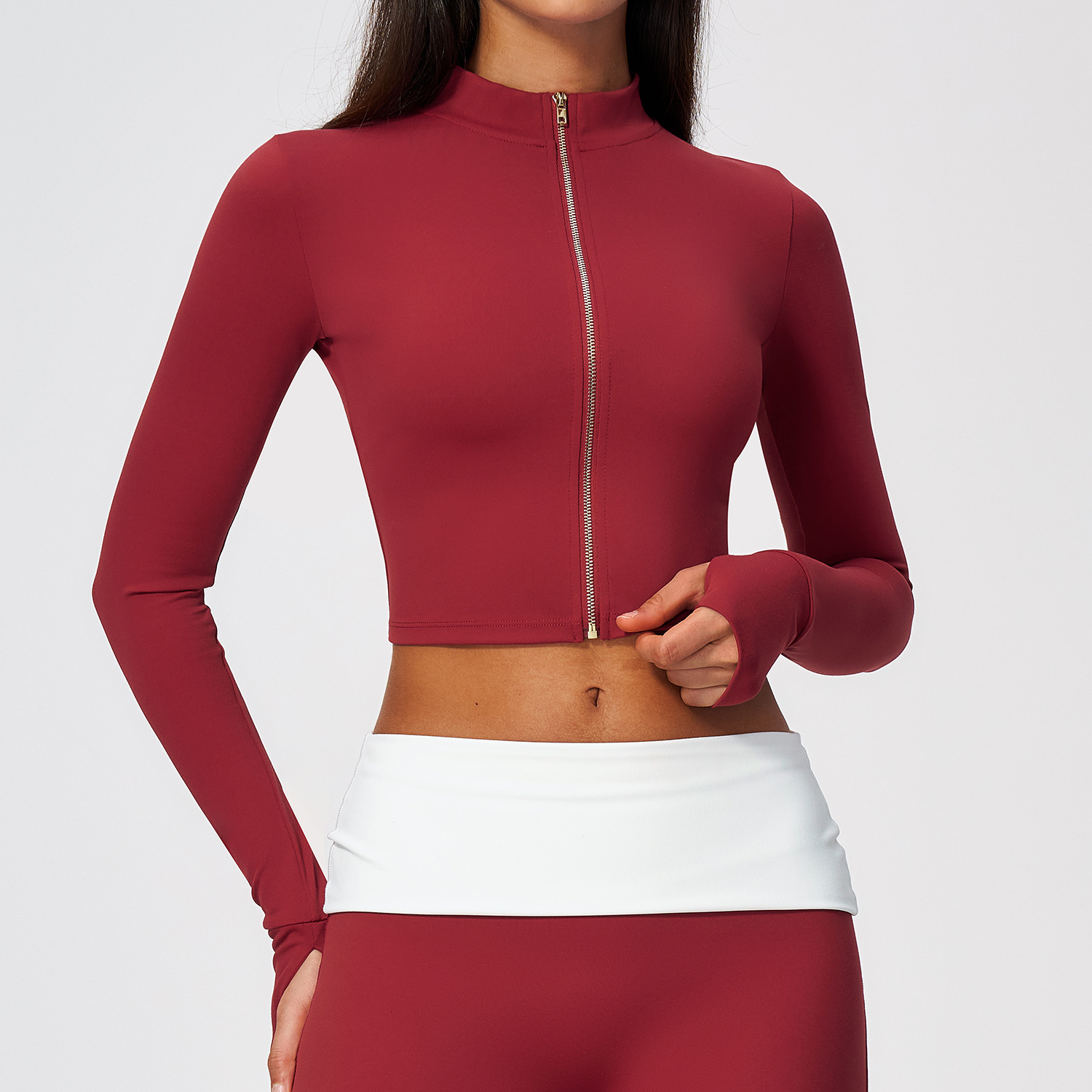 Long Sleeve Yoga Jacket Cloud  - огляд і ціна Yoga Fitness Jacket