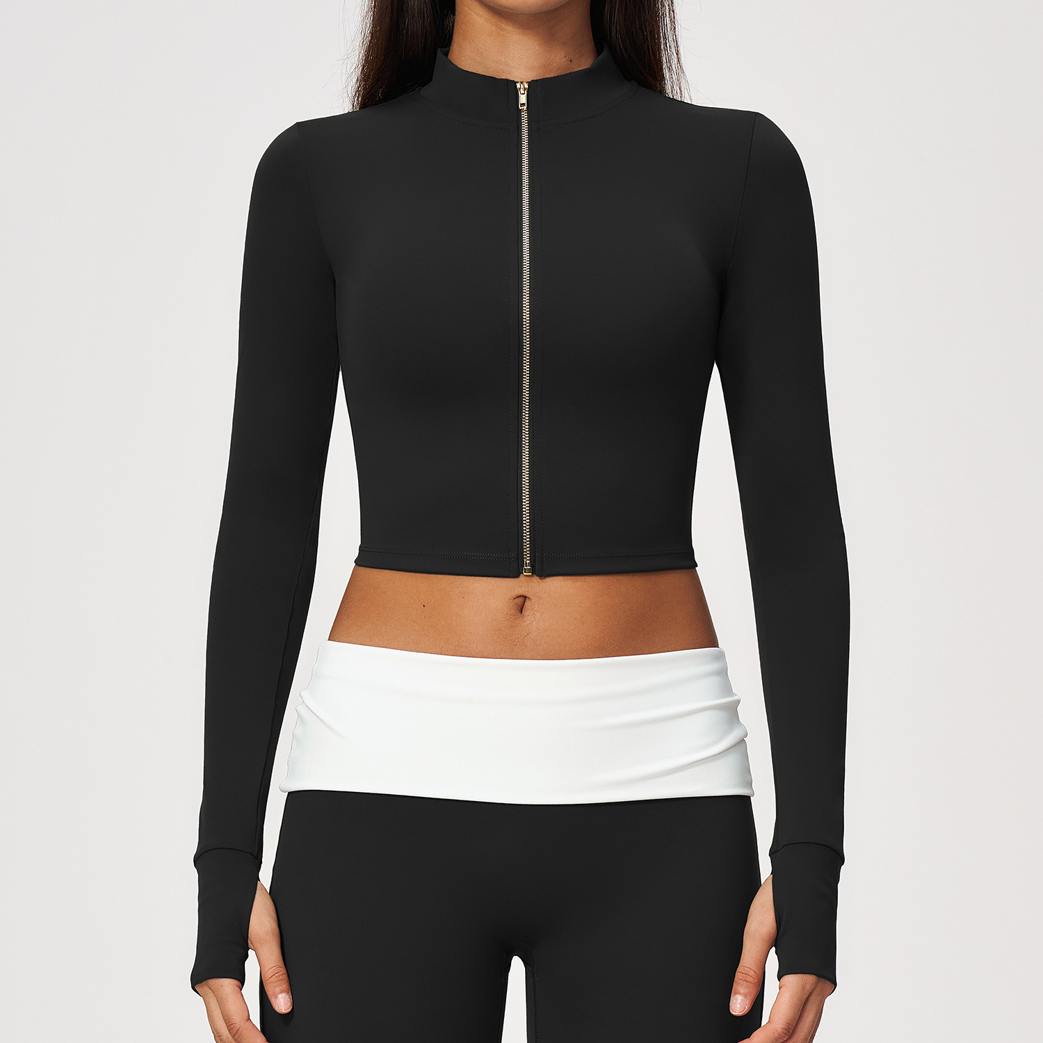 Long Sleeve Yoga Jacket Cloud  - огляд і ціна Yoga Fitness Jacket
