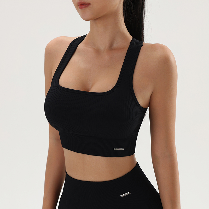 Women Seamless Ribbed Crop Tan - огляд і ціна Yoga Fitness Stretching