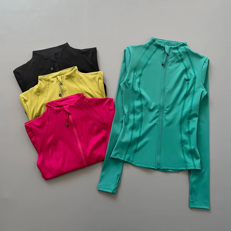 Women Full Zip Long Sleeve Ath - огляд і ціна Yoga Fitness Jacket