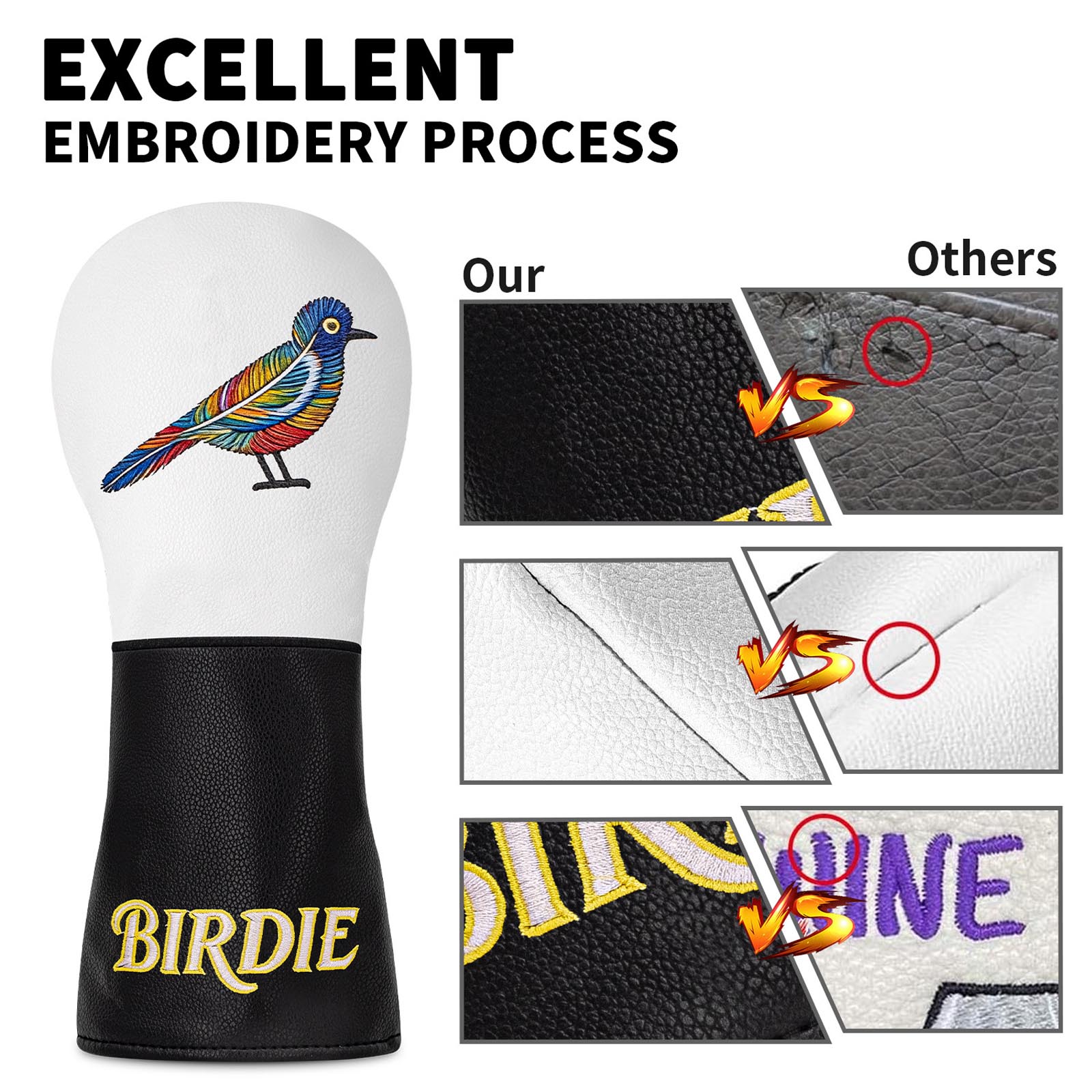Colorful Bird Embroidery Golf  - огляд і ціна Resistance Bands