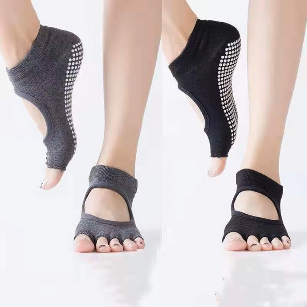 Backless Five Toe Yoga Socks O - огляд і ціна Yoga Fitness Studio